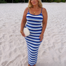 Capri | Striped Knit Beach Dress