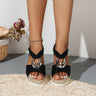 Zarelle | Metallic Accent Platform Sandals