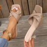 Maelira | Twisted Strap Heeled Slides